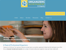 Tablet Screenshot of organizersnw.com